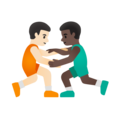 Men Wrestling Emoji Google