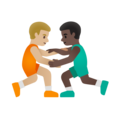 Men Wrestling Emoji Google