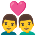 Couple With Heart Man Man Emoji Google