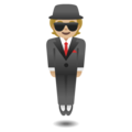 Person In Suit Levitating Emoji Google