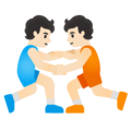 People Wrestling Emoji Google