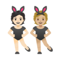 People With Bunny Ears Emoji Google