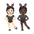 People With Bunny Ears Emoji Google
