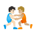 People Wrestling Emoji Google
