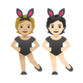 People With Bunny Ears Emoji Google