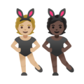 People With Bunny Ears Emoji Google