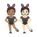People With Bunny Ears Emoji Google