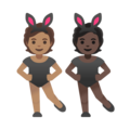 People With Bunny Ears Emoji Google