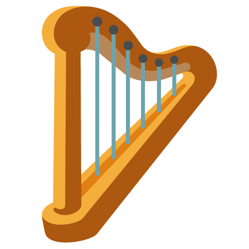 Harp Emoji Google