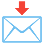Envelope With Arrow Emoji Google