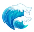 Water Wave Emoji Huawei