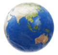 Globe Showing Asia Australia Emoji Huawei