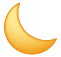 Crescent Moon Emoji Huawei