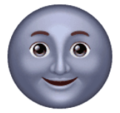 New Moon Face Emoji Huawei