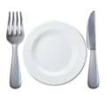 Fork And Knife With Plate Emoji Huawei