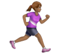 Woman Running Facing Right Emoji Huawei