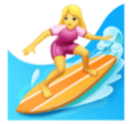 Woman Surfing Emoji Huawei