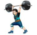 Man Lifting Weights Emoji Huawei
