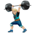 Man Lifting Weights Emoji Huawei