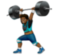 Man Lifting Weights Emoji Huawei