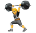 Person Lifting Weights Emoji Huawei