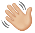 Waving Hand Emoji Huawei
