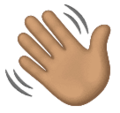 Waving Hand Emoji Huawei