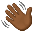 Waving Hand Emoji Huawei