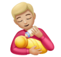 Man Feeding Baby Emoji Huawei