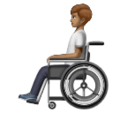 Man In Manual Wheelchair Emoji Huawei