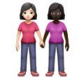 Women Holding Hands Emoji Huawei
