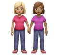 Women Holding Hands Emoji Huawei