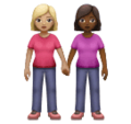 Women Holding Hands Emoji Huawei