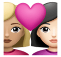 Couple With Heart Woman Woman Emoji Huawei