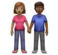 Woman And Man Holding Hands Emoji Huawei