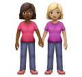 Women Holding Hands Emoji Huawei