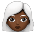 Woman White Hair Emoji Huawei