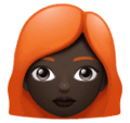 Woman Red Hair Emoji Huawei
