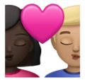 Kiss Woman Man Emoji Huawei