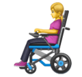 Woman In Motorized Wheelchair Emoji Huawei