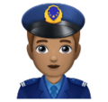 Man Police Officer Emoji Huawei