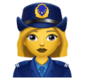 Woman Police Officer Emoji Huawei