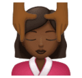 Woman Getting Massage Emoji Huawei
