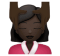 Woman Getting Massage Emoji Huawei