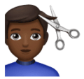 Man Getting Haircut Emoji Huawei