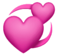 Revolving Hearts Emoji Huawei
