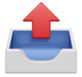 Outbox Tray Emoji Huawei