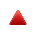 Red Triangle Pointed Up Emoji Huawei