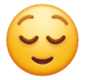 Relieved Face Emoji Huawei