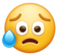 Sad But Relieved Face Emoji Huawei